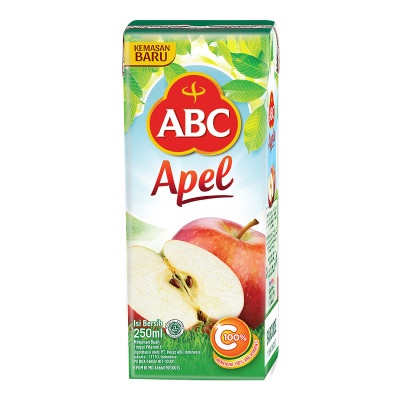 

Paket ABC Jus Apel 250 ml x 4 pcs