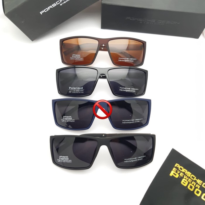 Kacamata Porsche Design 801 Polarized Sunglasses Pria - Pict 1, Dompet+Lap