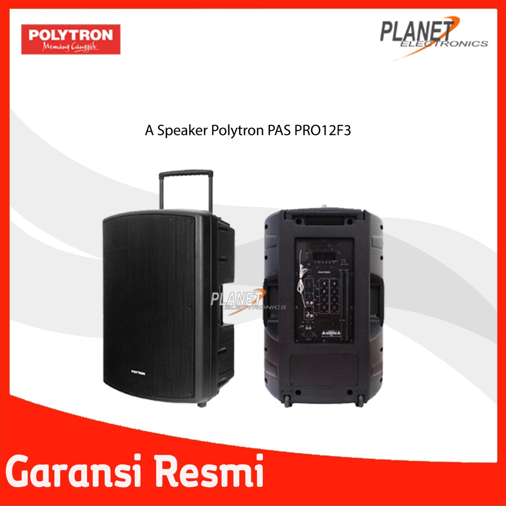 Speaker Aktif Portable Bluetooth Polytron PAS PRO12F3
