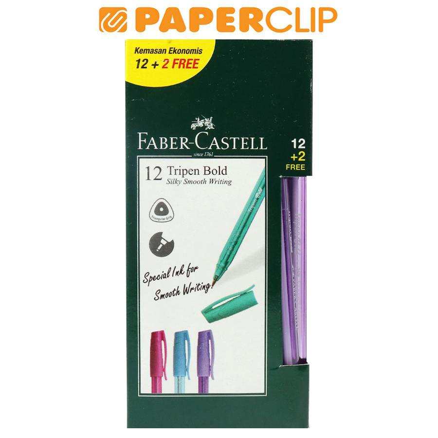 

BALLPOINT / PEN FABER CASTELL TRIPEN BOLD 54829912 ISI 12