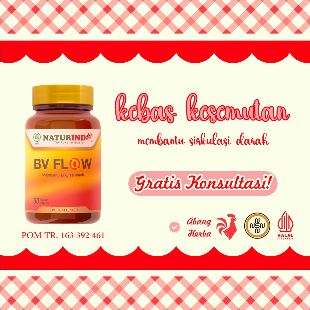 

BV Flow (Herbal untuk Penyumbatan Pembuluh Darah)