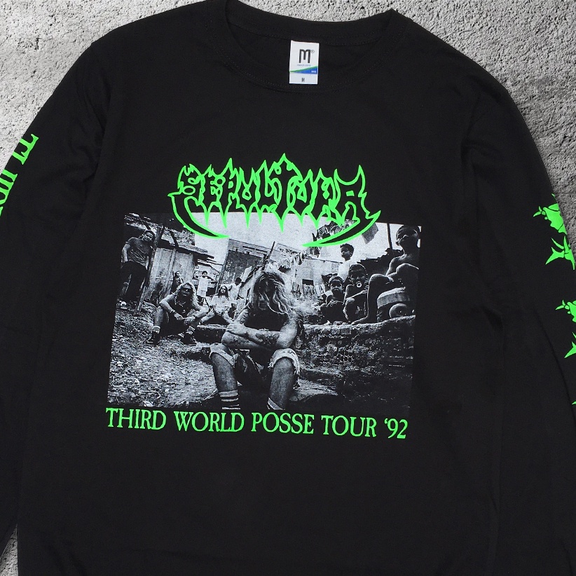 LONGSLEEVE SEPULTURA - THIRD WORLD POSSE TOUR 92