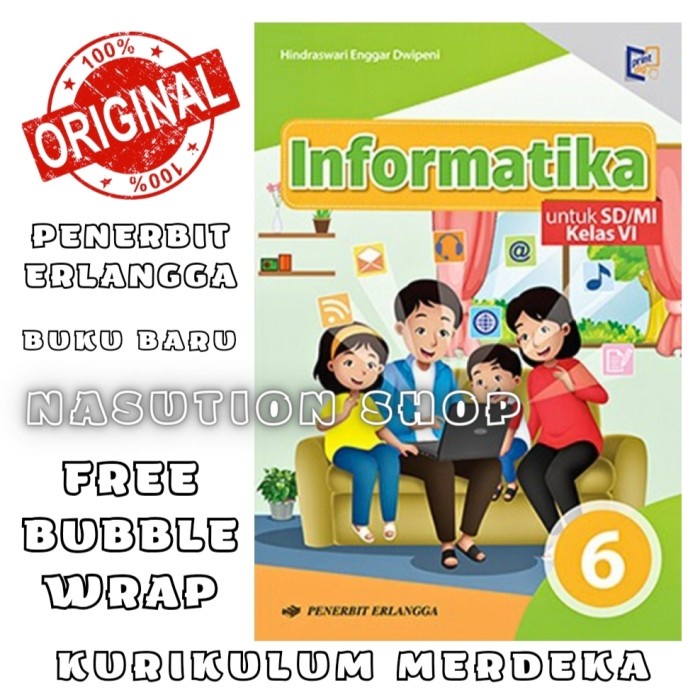 Buku Informatika Kelas 6 SD Erlangga