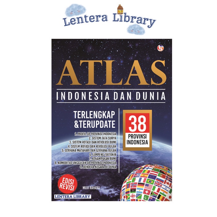 BUKU ATLAS INDONESIA DAN DUNIA : TERLENGKAP DAN TERUPDATE