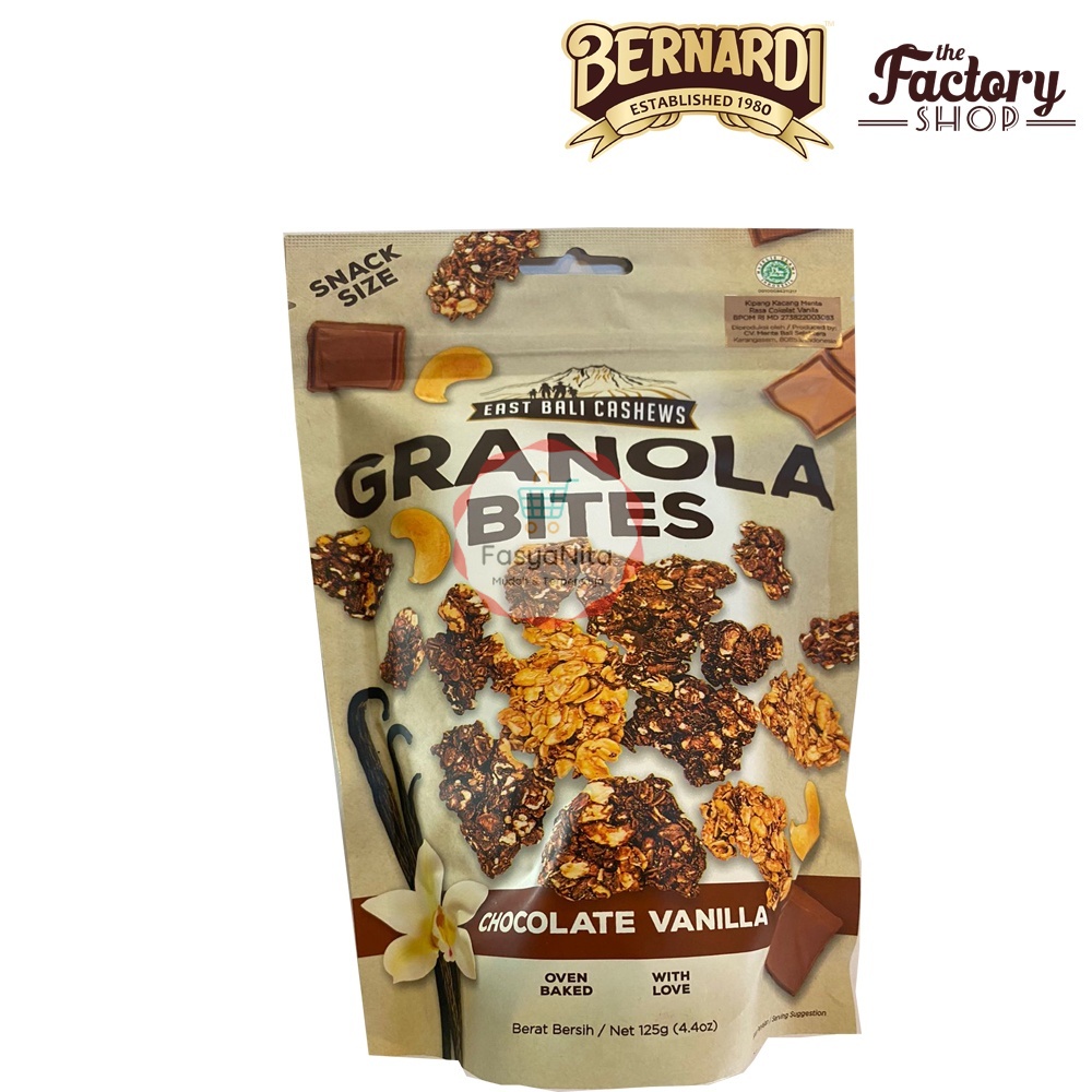 

Granola Bites Coklat Vanilla 125g