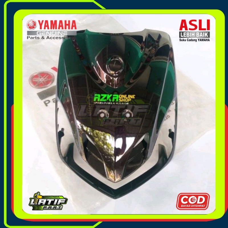 TAMENG DEPAN MIO SMILE WARNA HITAM VIOLET THN 2011 ORIGINAL 28D-F8311-00-P5