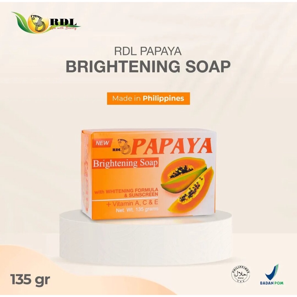 Sabun Papaya by Mamaya Sabun Pemutih Kulit Pepaya BPOM
