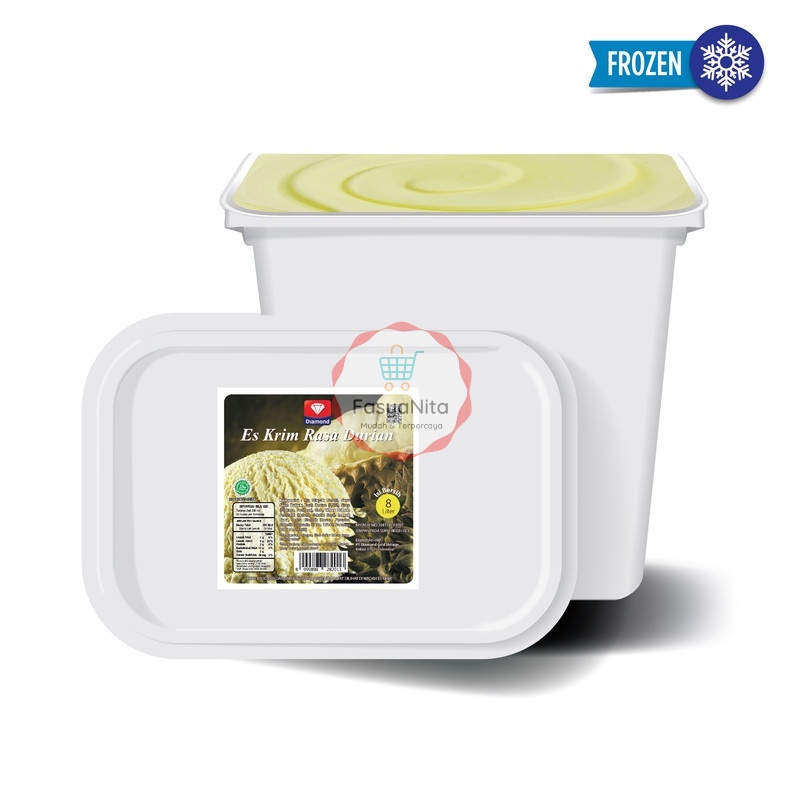 

DIAMOND ICE CREAM DURIAN 8 LT