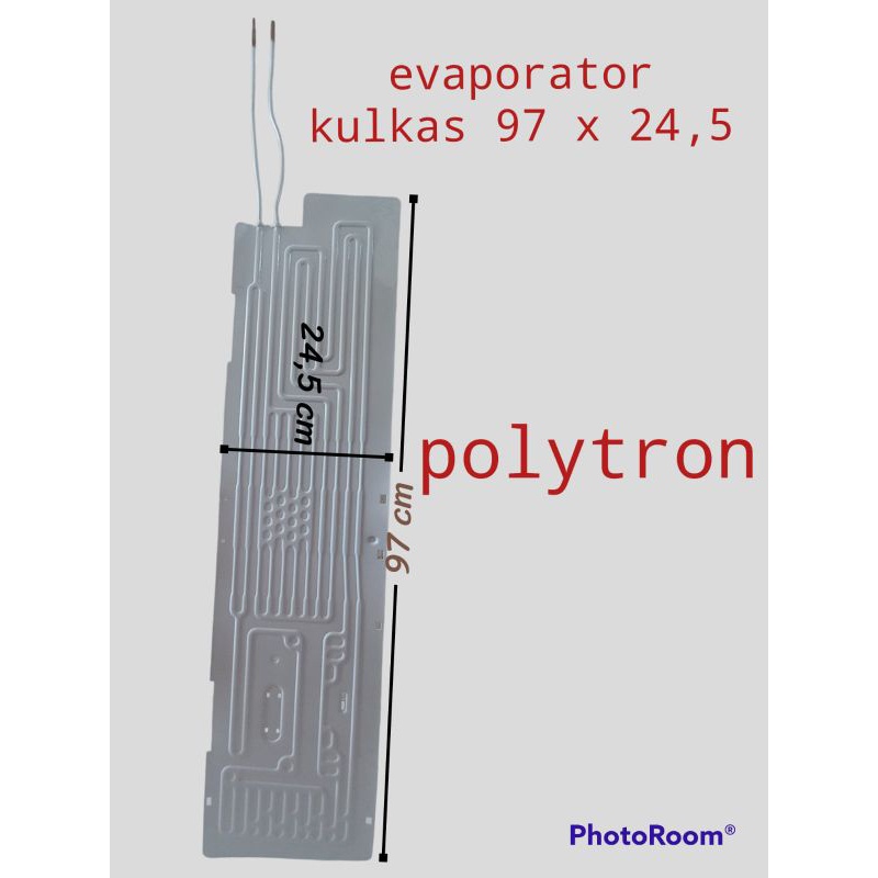 PERALATAN BESAR KULKAS PENDINGIN MAKANAN Evaporator kulkas polytron 1 pintu 97 x 24, 5cm