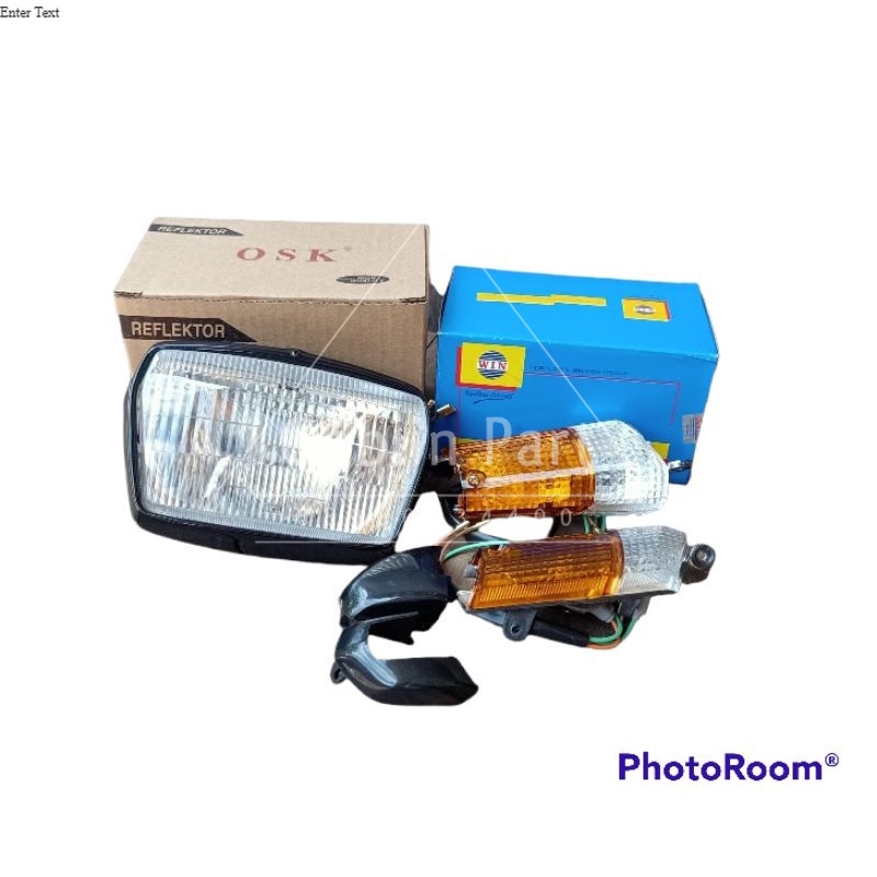 Paket Lampu Depan Assy Reflektor Set Sein Astrea Prima Astrea Star