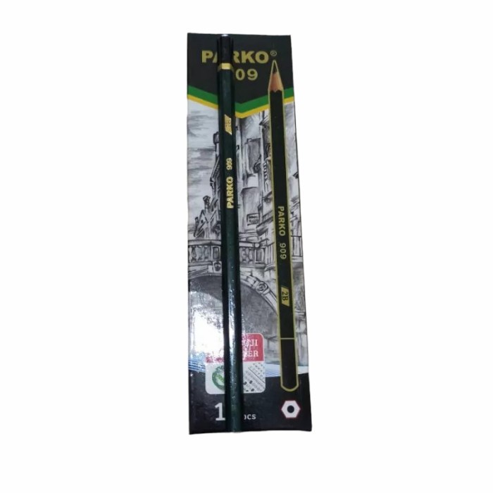 

pensil 2B parko greebel alat tulis kayu -