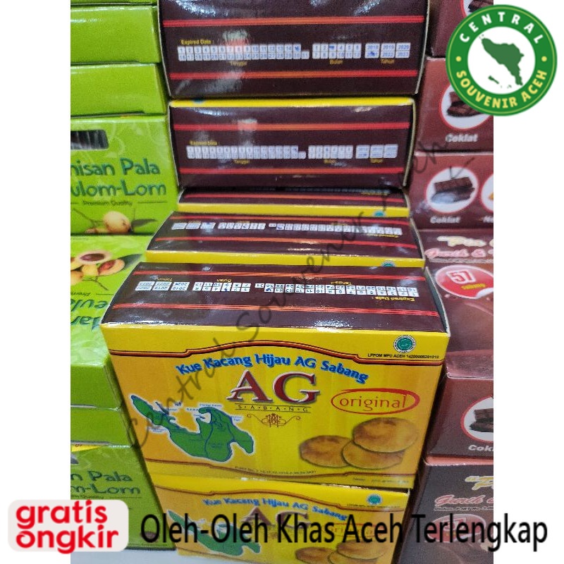 Kue AG bakpia kacang hijau Sabang | oleh-oleh khas Aceh