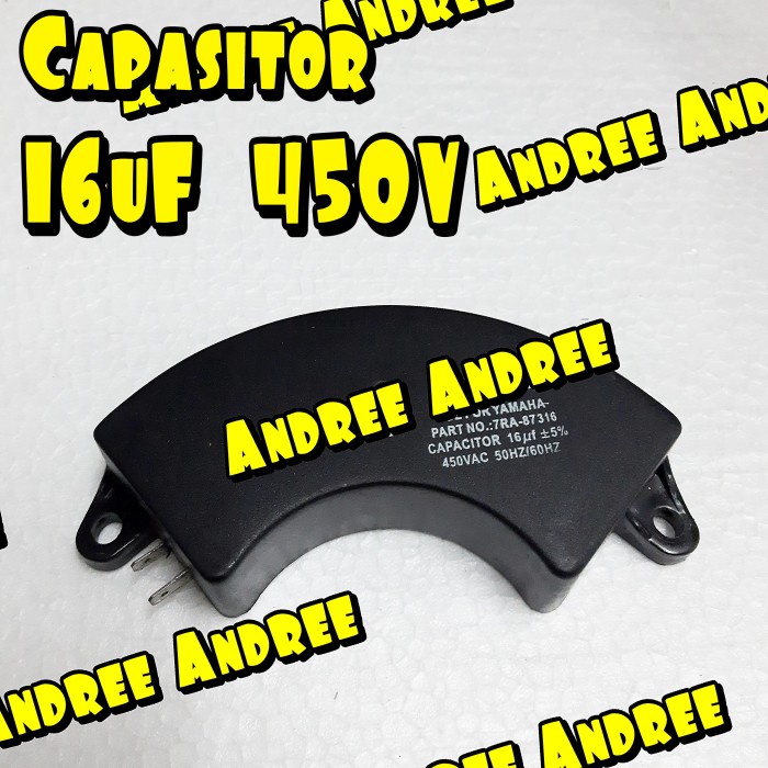 Capasitor - Kapasitor Oval 16uf 450V 16 uF 450 V