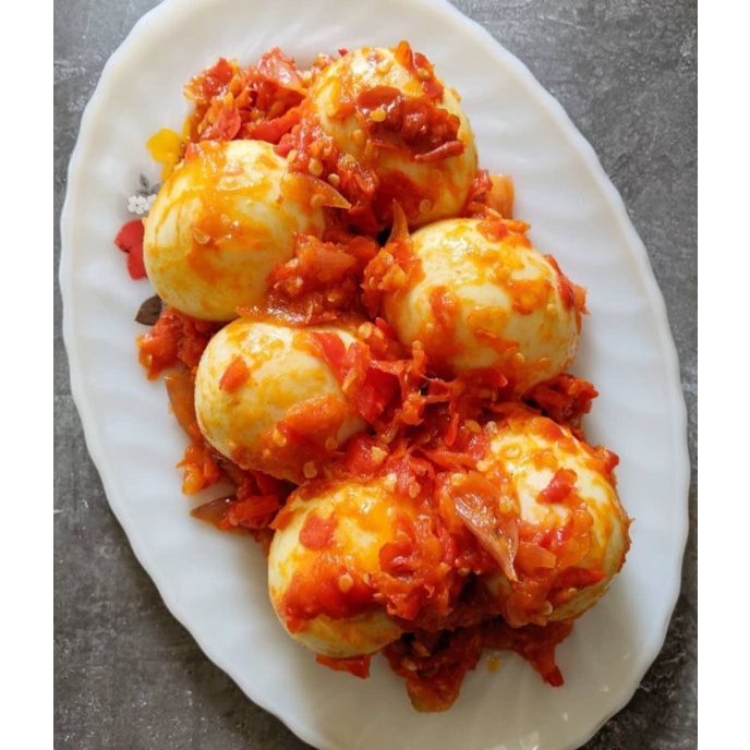 

MAKAN ENAK MASAKAN RUMAHAN "TELUR BALADO" (PORSI BESAR)