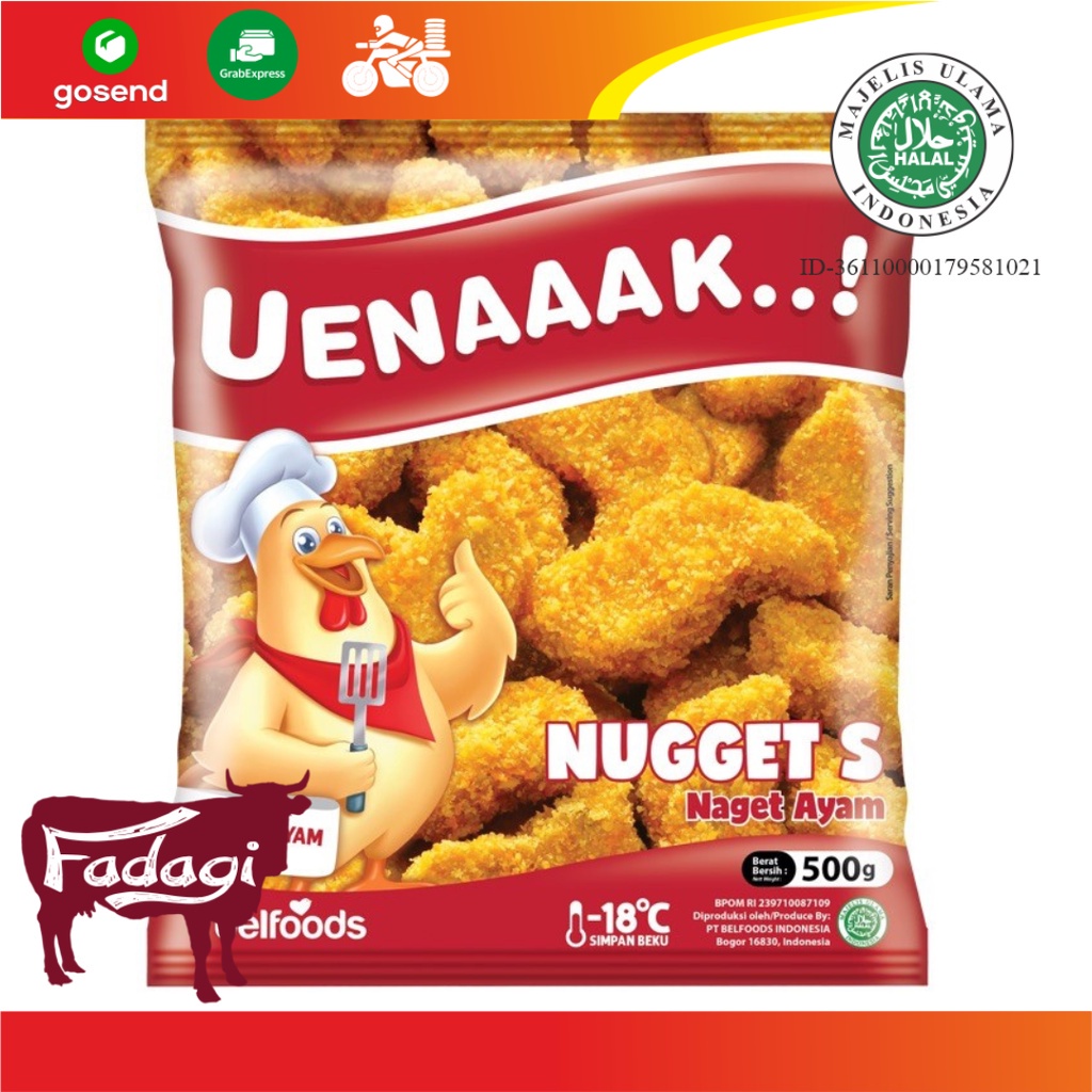 

BELFOODS UENAAAK CHICKEN NUGGET S 500GR