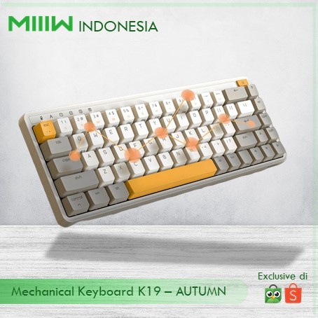XIAOMI MIIIW K19 Mechanical Keyboard 68 Keys - AUTUMN