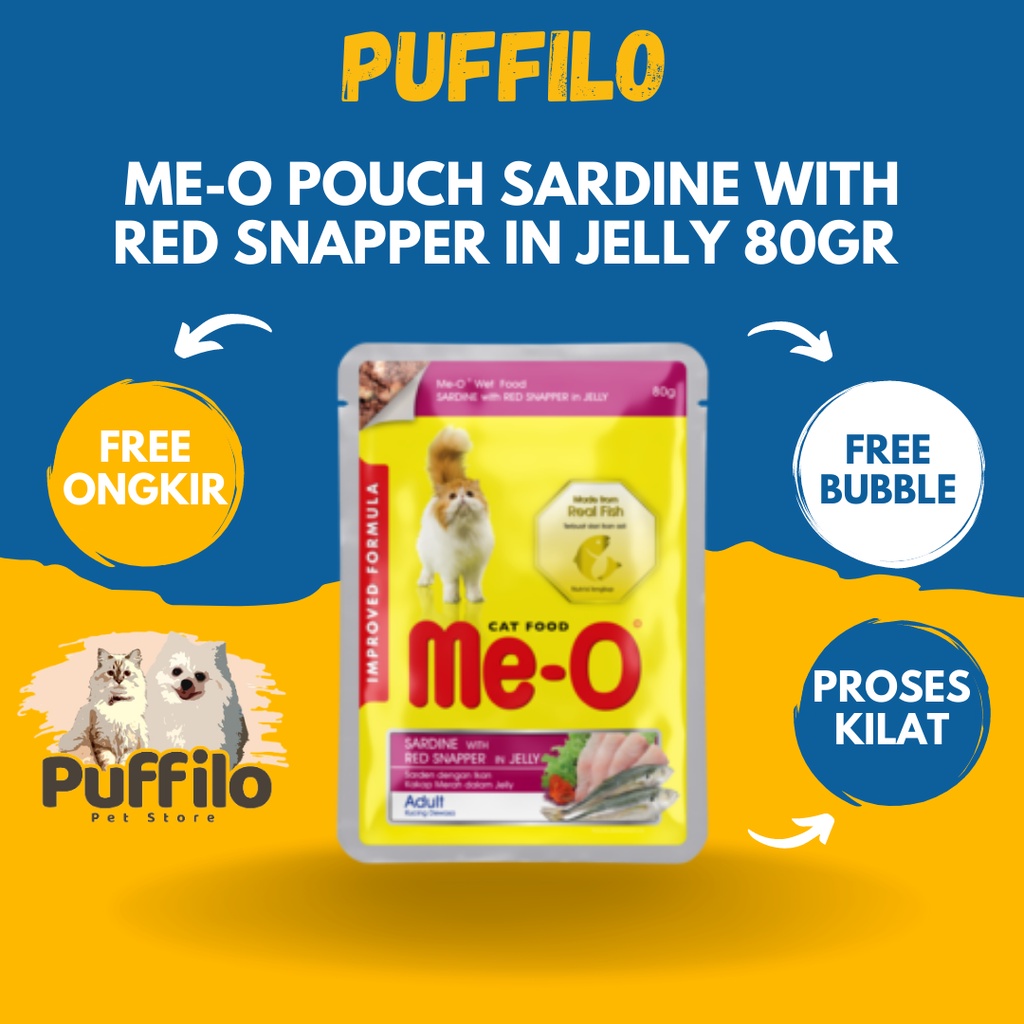 Makanan Basah Kucing Meo Pouch 80gr