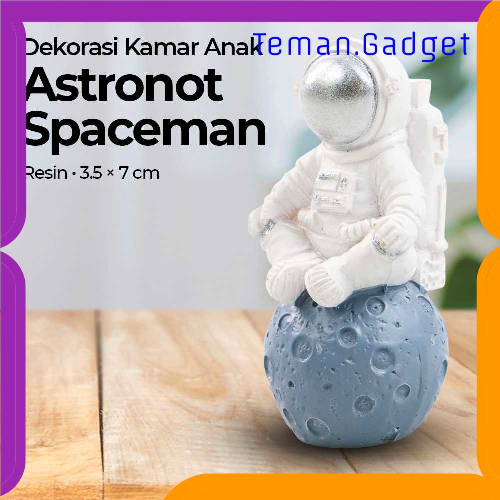 TG -  ART Kalazo Pajangan Dekorasi Kamar Anak Figure Astronot Spaceman Resin - KL10