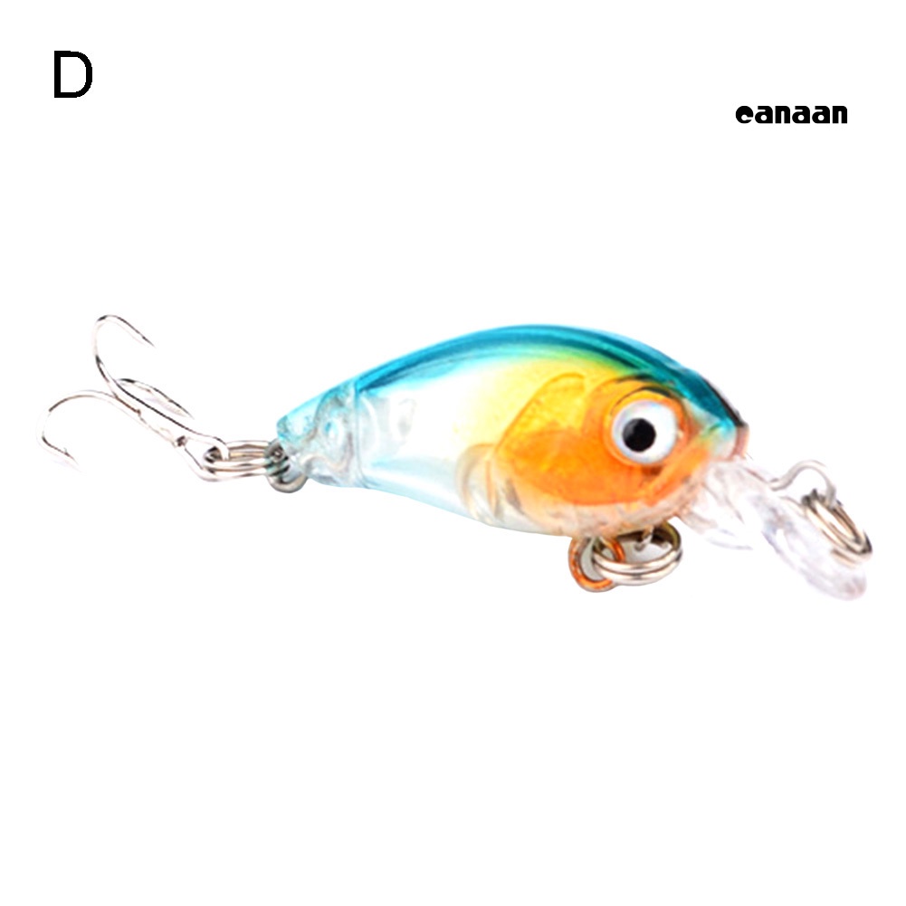 Cnn-4.5cm Umpan Manusia Hidup Pancing Buatan Crankbait Wobbler Ikan Renang Umpan Tackle