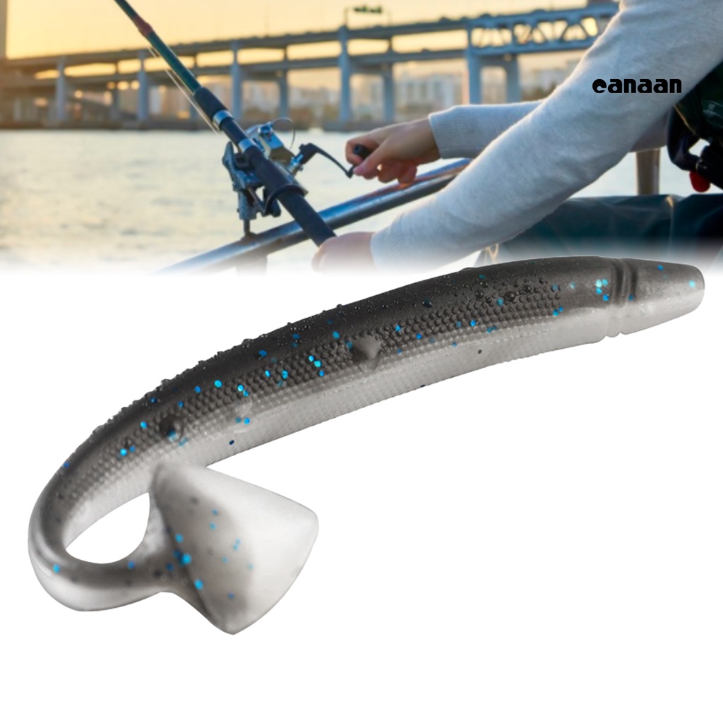 Cnn-13cm/9g Soft Lure Payet Desain Simulasi Tinggi T-tail Menggoda Angling Umpan Jalan Cacing Lembut Buatan Lure Memancing Luar Ruangan