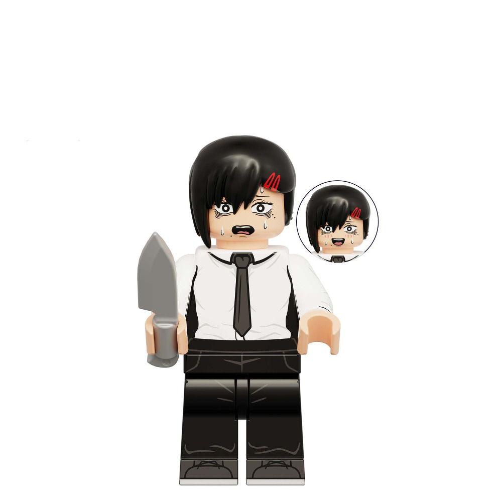 Lanfy Chainsaw Man Puzzle Blocks Mainan Anak Permainan Kreativitas Koleksi Karakter Mainan Puzzle Mainan Rakitan Chainsaw Man Blocks Toy