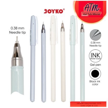 

Gel Pen Pulpen Pena Joyko GP-352 Sofuto Gel 0.38 mm