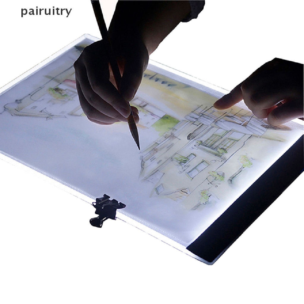 Prt Dimmable USB A4 Lampu LED Kotak Tracing Board Art Stensil Gambar Pola Pad PRT