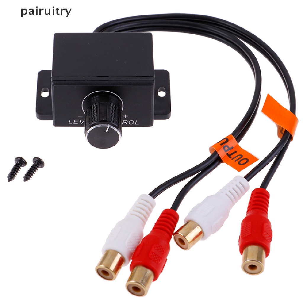 Prt Mobil Rumah Audio Amplifier Bass RCA Gain Level Pengatur Volume Knob PRT