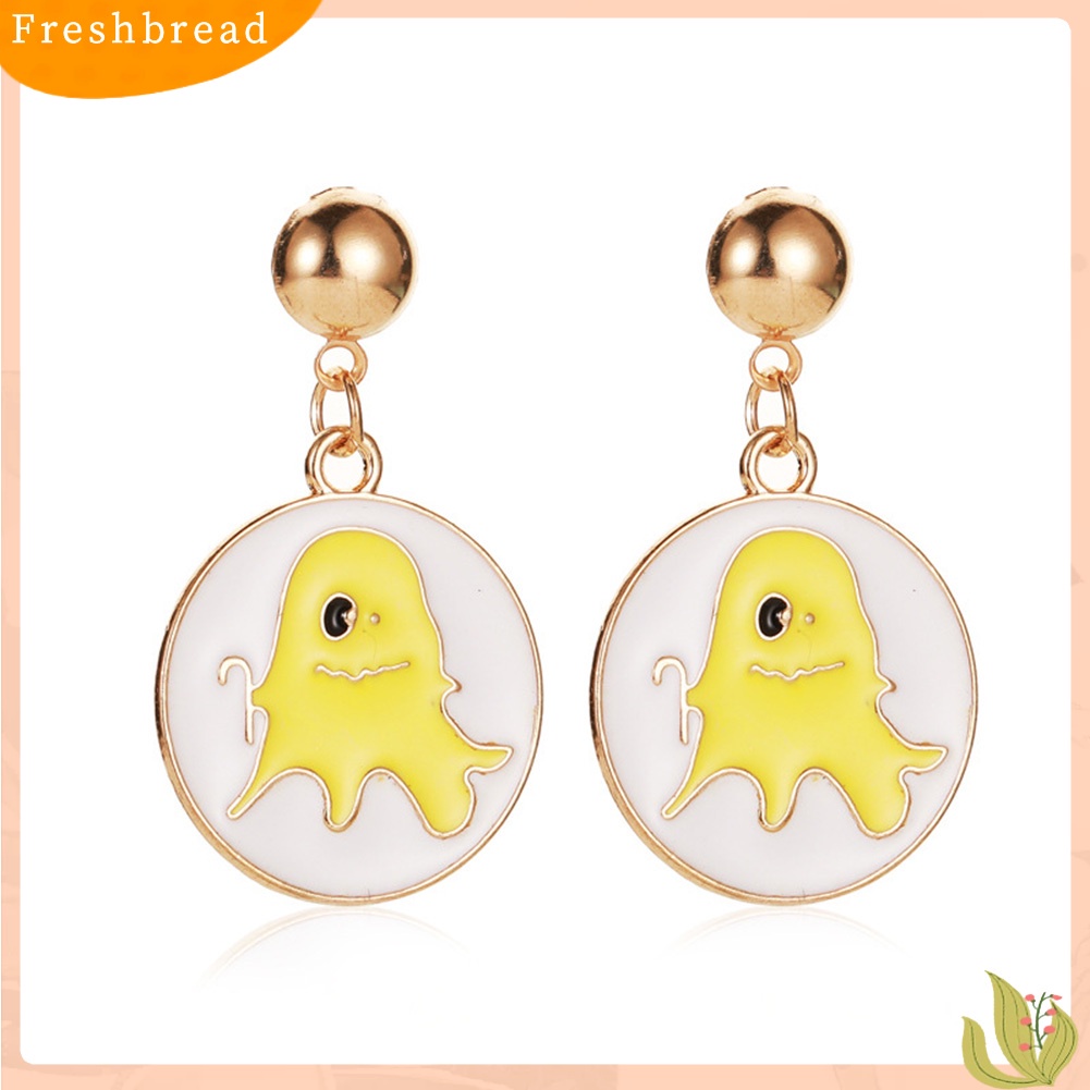 &lt; Freshbread &gt; Wanita Pohon Natal Snowflake Labu Liontin Telinga Stud Anting Perhiasan Hadiah