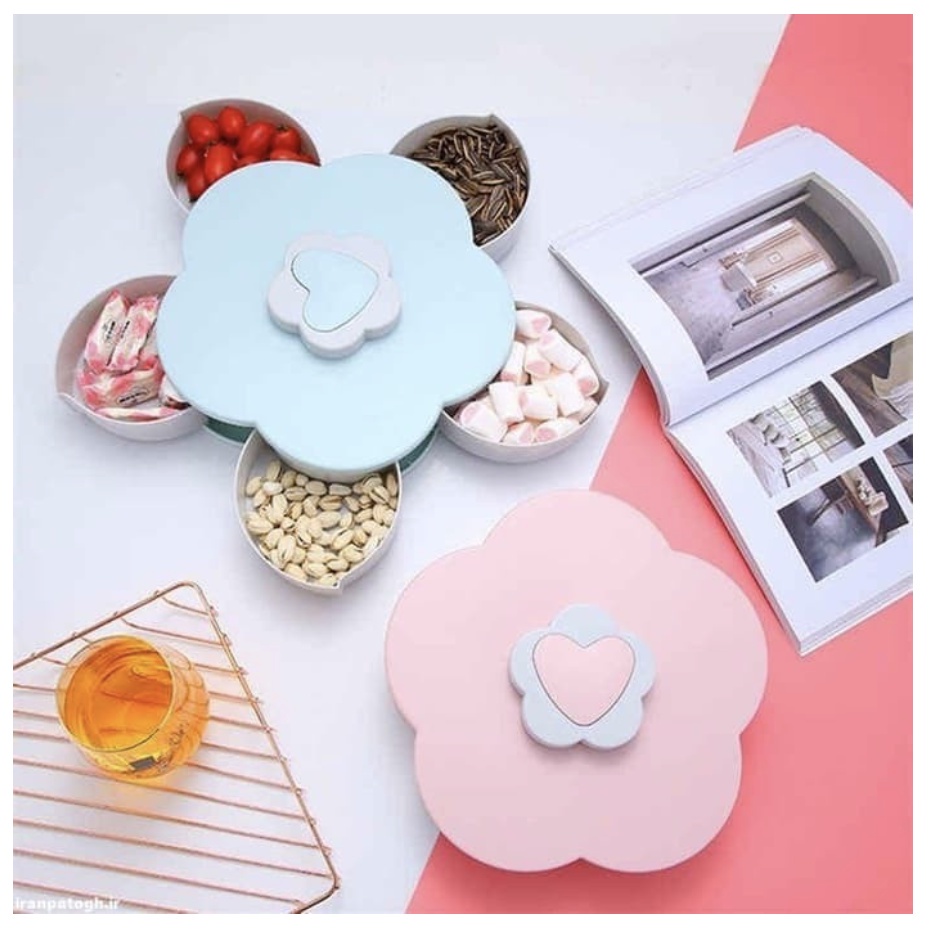 Toples Bunga Mekar Toples Putar Kue Toples Bunga Mekar