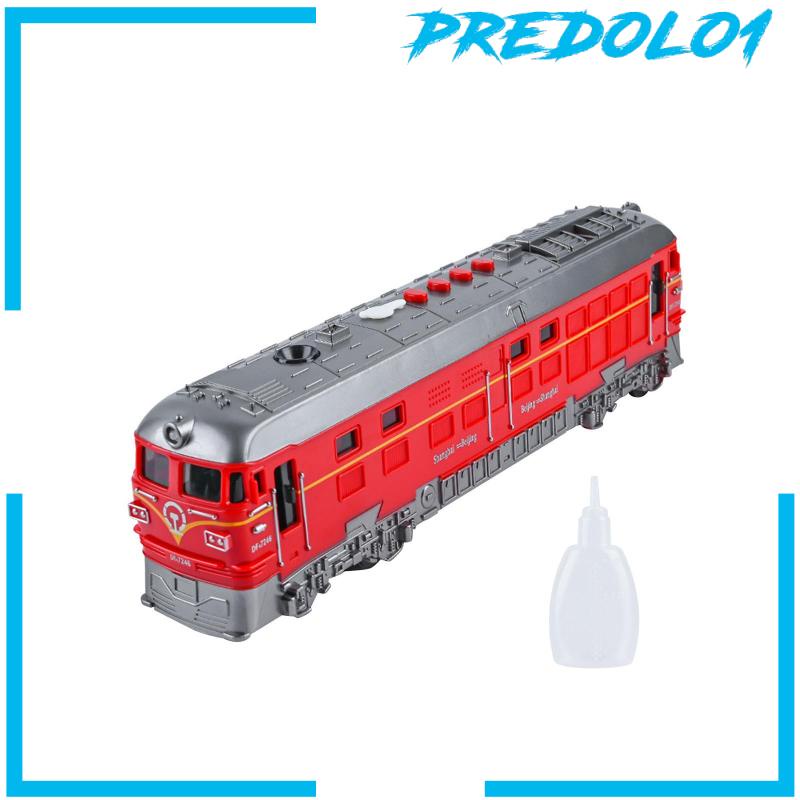 [Predolo1] Model Kereta Dengan Lampu &amp; Suara W/Steam Kid Train Mainan Untuk Hadiah Ulang Tahun Anak