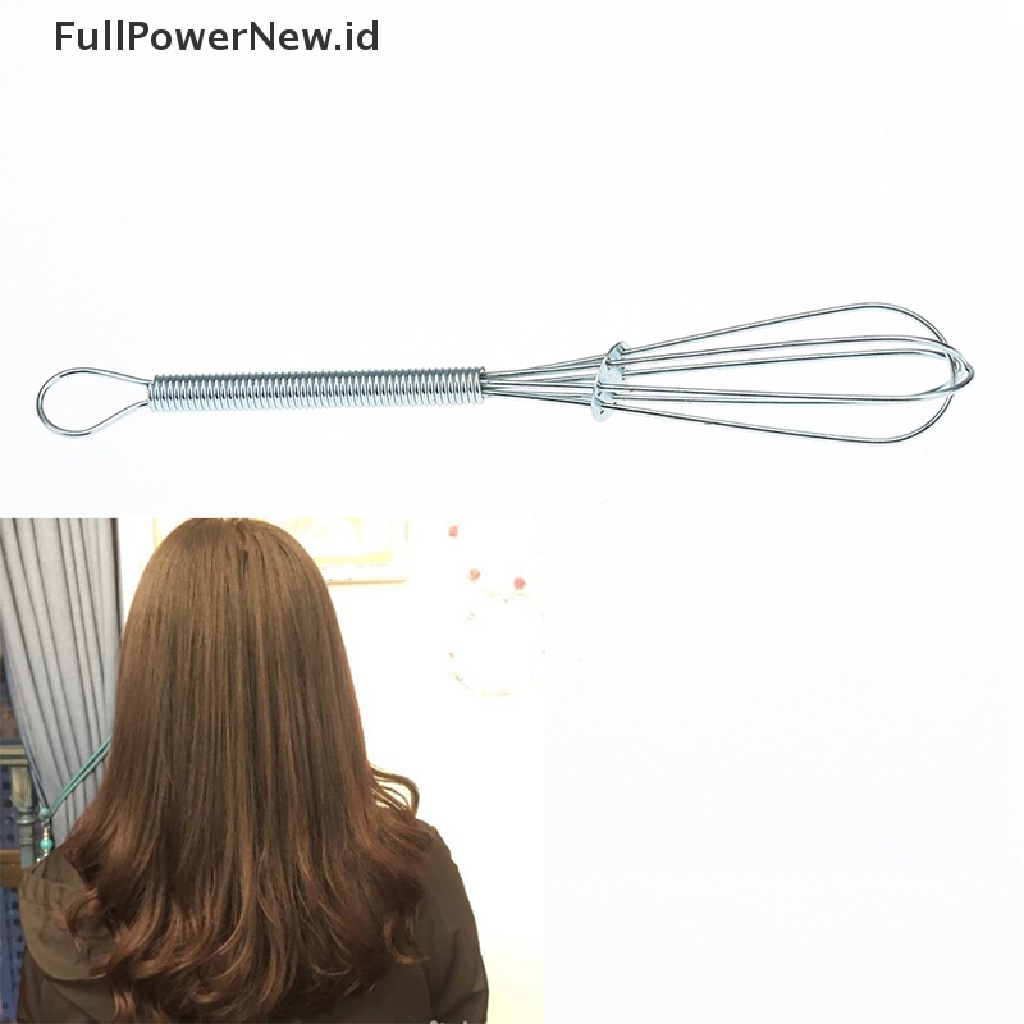 Power stainless steel Alat Penata Rambut t color dye whisk Balon Pecut mixer ID