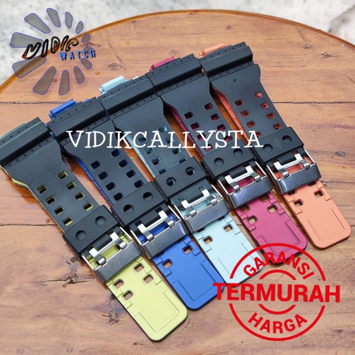 STRAP TALI JAM TANGAN GA100 GA120 GD100 GD120 G8900 GA400 VAMPIRE DUA WARNA