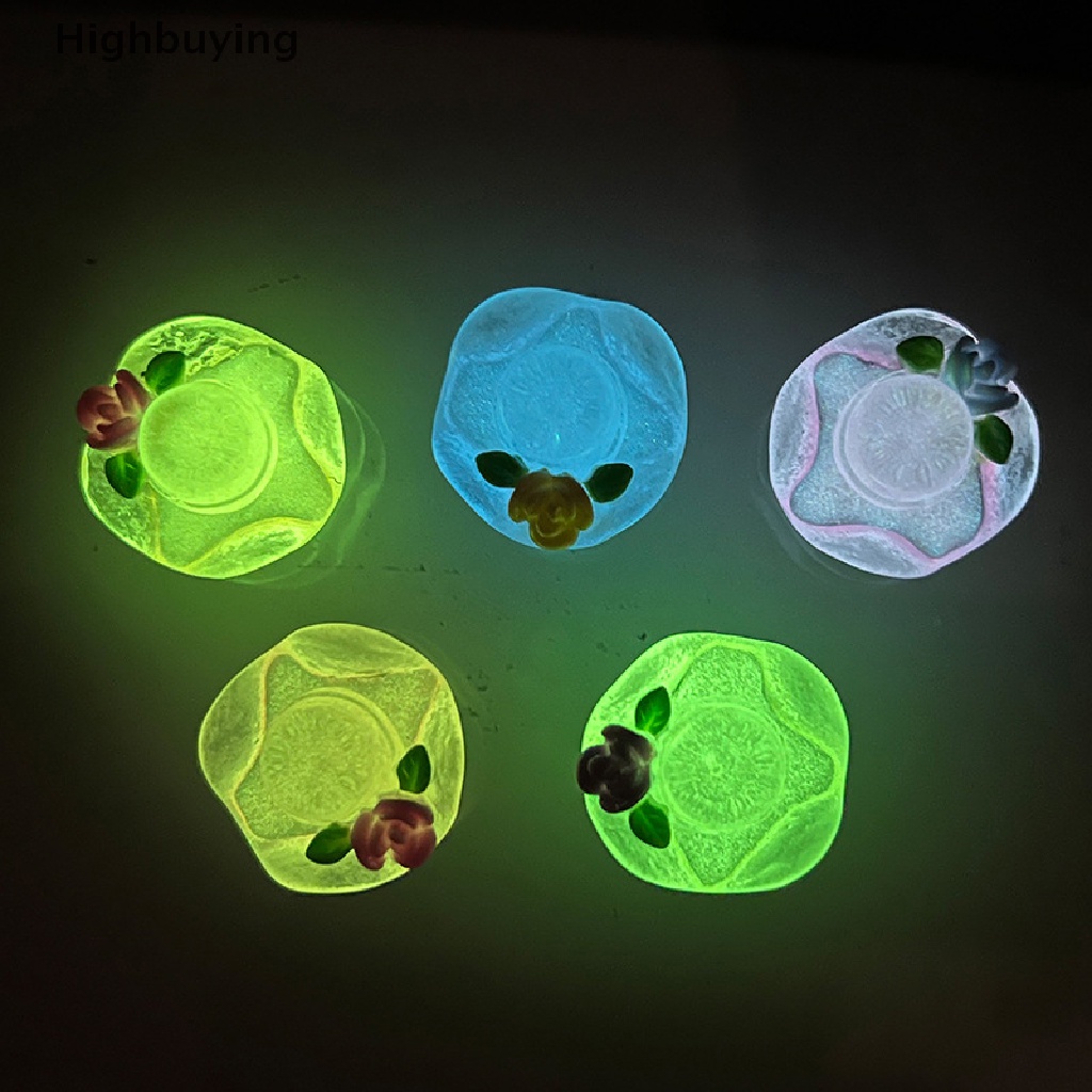 Hbid 5pcs DIY Luminous Caps Resin Aksesoris Hiasan Untuk Bahan Crafg Perhiasan Ch Supply Seni Dekorasi Glory