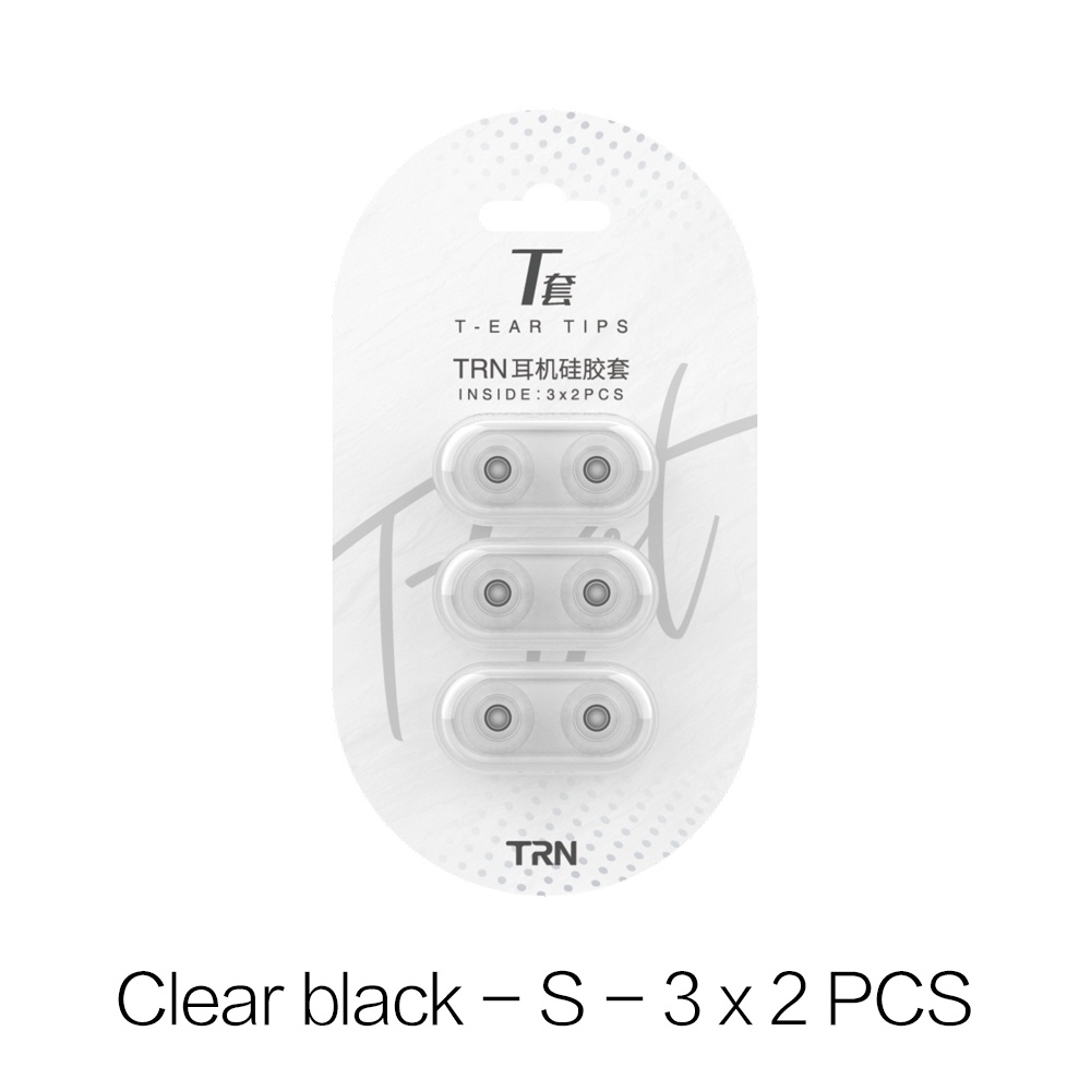 Trn T Eartips Pendukung Ganda Struktur Earphone Silikon 3pasang IEM Headphone Headset Earbud Ear-Tips