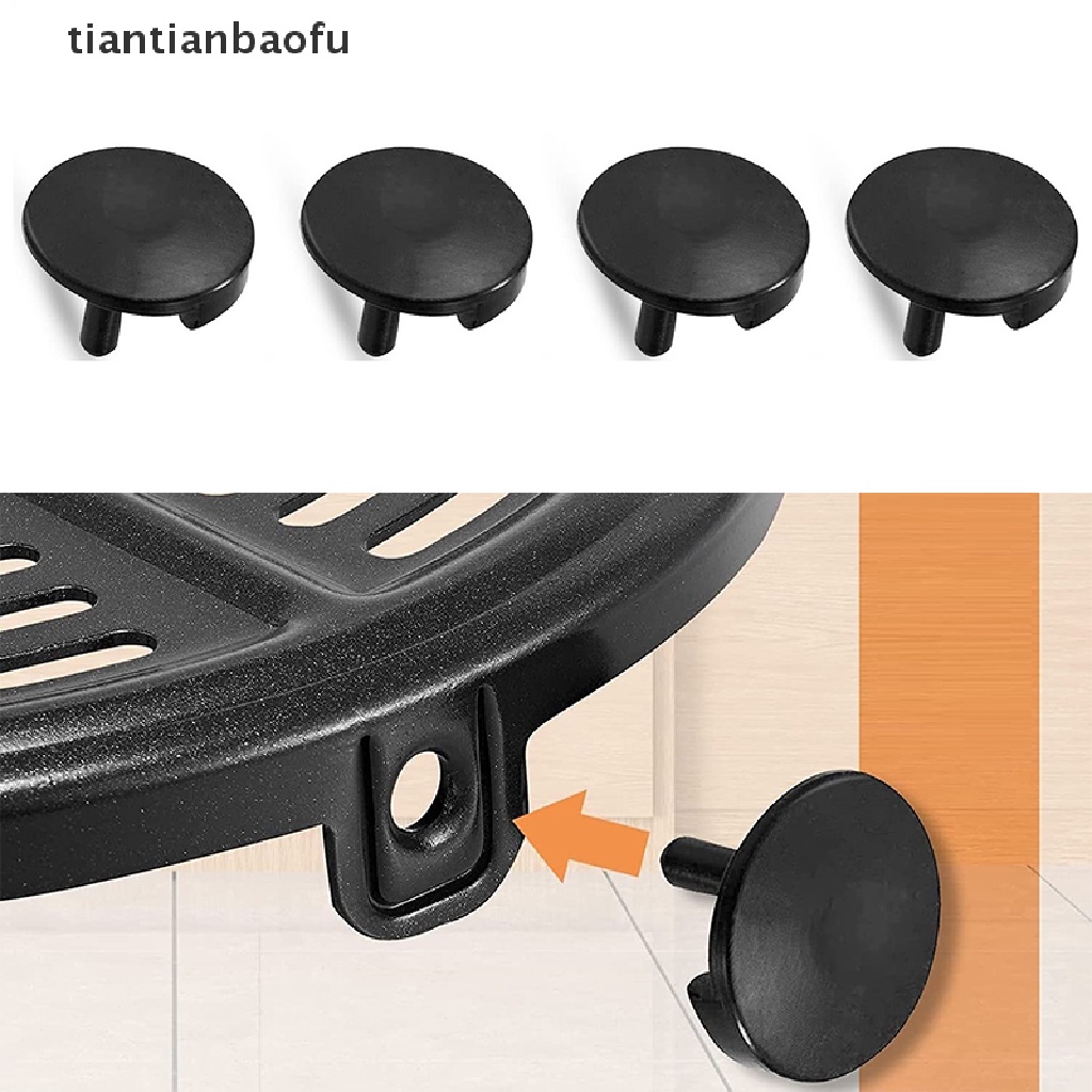 [tiantianbaofu] Air Fryer Karet Bumper 4Pc Air Fryer Pengganti Karet Tips Tahan Panas Butik