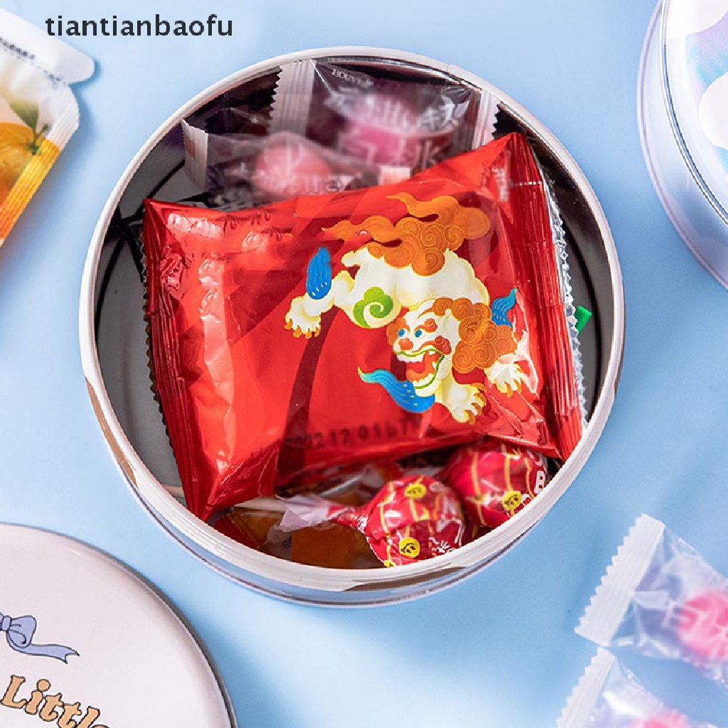 [tiantianbaofu] Kartun Tinplate Candy Box Koper Serba Serbi Penyimpanan Perhiasan Dapat Dekorasi Rumah Butik