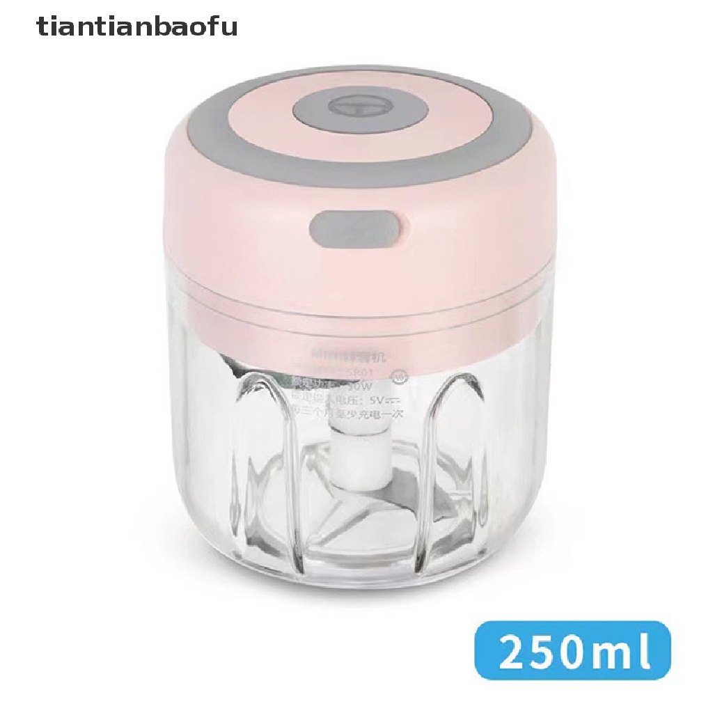 [tiantianbaofu] Electric Mini Garlic Chopper, Alat Pencacah Sayur Butik