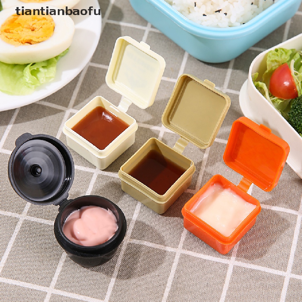 [tiantianbaofu] 1/2pcs Botol Saus Mini Portable Bento Seasoning Bottle Botol Kecap Mini Butik