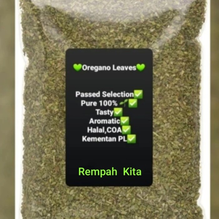 

[Ready Stock]Terjangkau Turky - Oregano Leaves Dried 500gram / Daun Oregano Kering 500gram