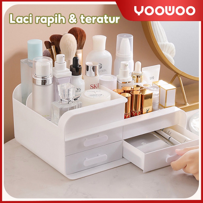 Rak kosmetik / tempat penyimpanan kosmetik / laci kosmetik / storage make up