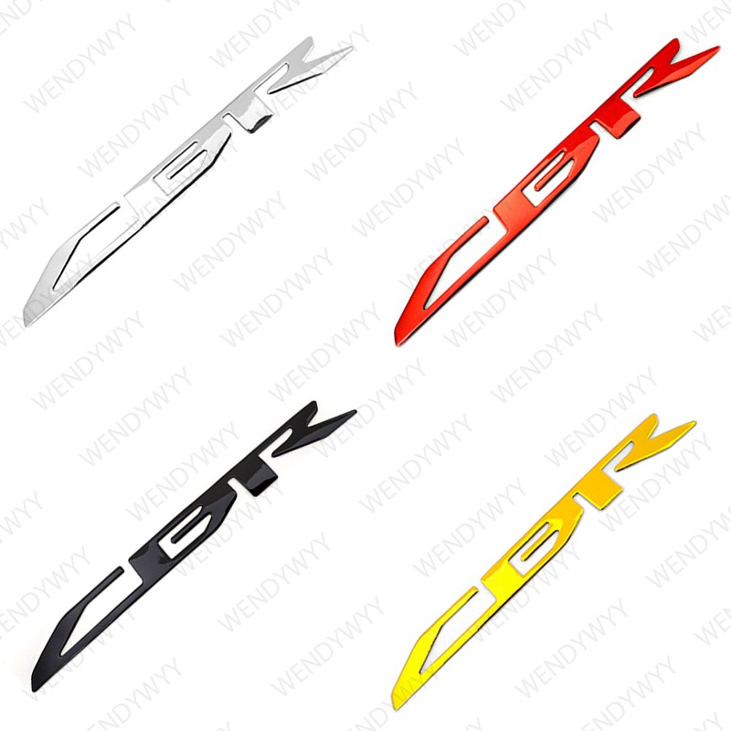 2pcs Cbr 3D Racing Sepeda Motor Emboss Stiker Emblem Badge Karet Pelindung Custom Honda Cbr 250r 250r 500r 650r 650f 954 Decal
