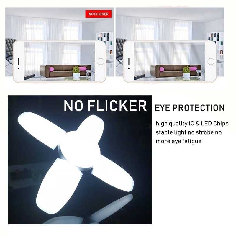 Lampu Bohlam LED Model Kipas Angin Bulb Fan Blade E27 6500K 60W 2560