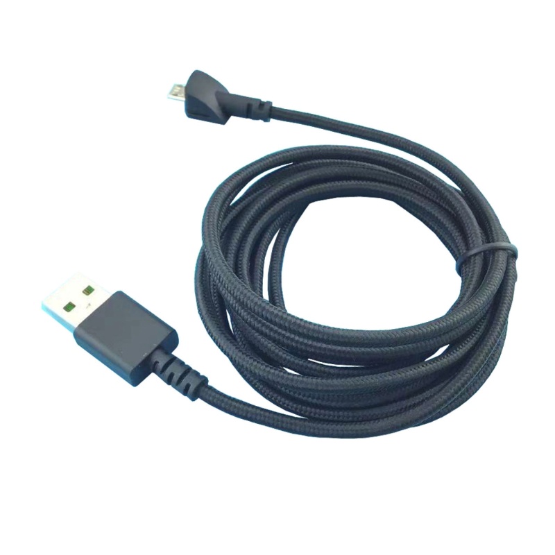 Zzz Nylon Braided Micro USB Charging Cable Untuk Seiren Mini Microphone High Speed Micro USB Wires Microphone Cord Ganti