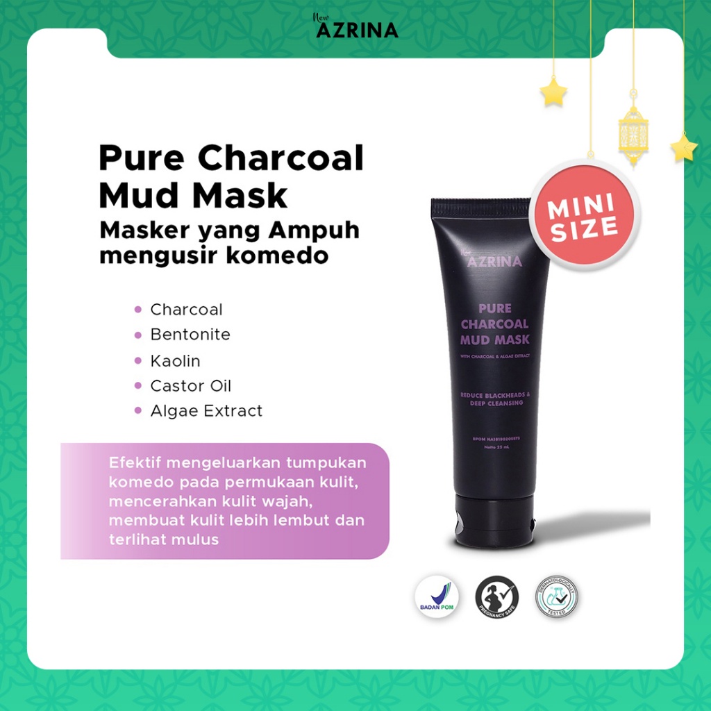 Ready AZRINA PURE CHARCOAL MINI 25ML
