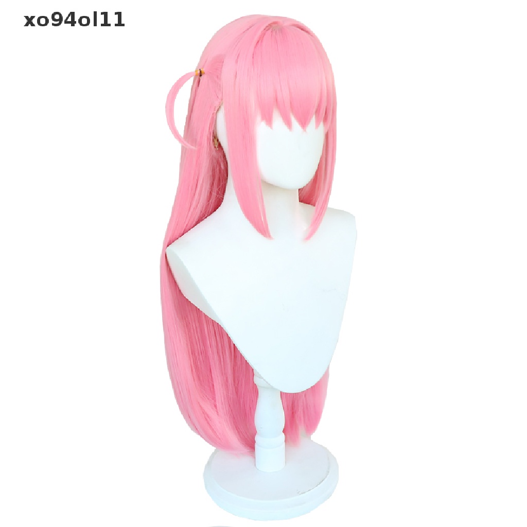 Wig Cosplay XO Anime Bocchi The Rock Hitori Gotoh45/80cm Lurus Pink Wig Cosplay OL