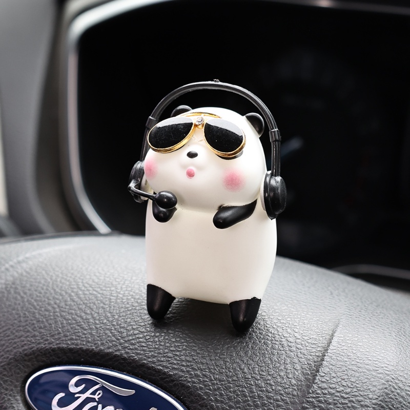 Cute Panda Tiger Car Pendant/Auto Spion Dekorasi Liontin Kreatif Ayunan Mobil Interior Decoraction Aksesoris