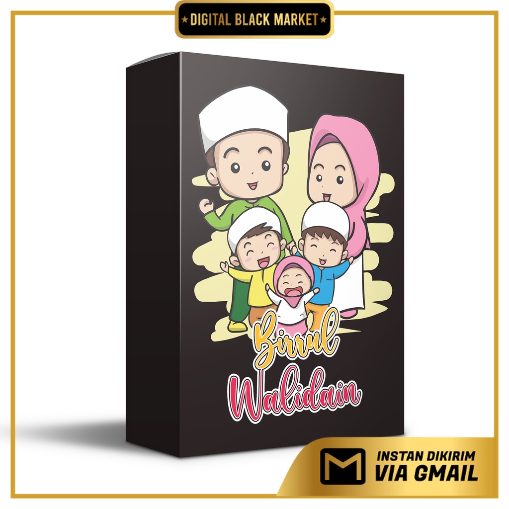 35 Desain Kaos Dakwah Anak CorelDraw v17