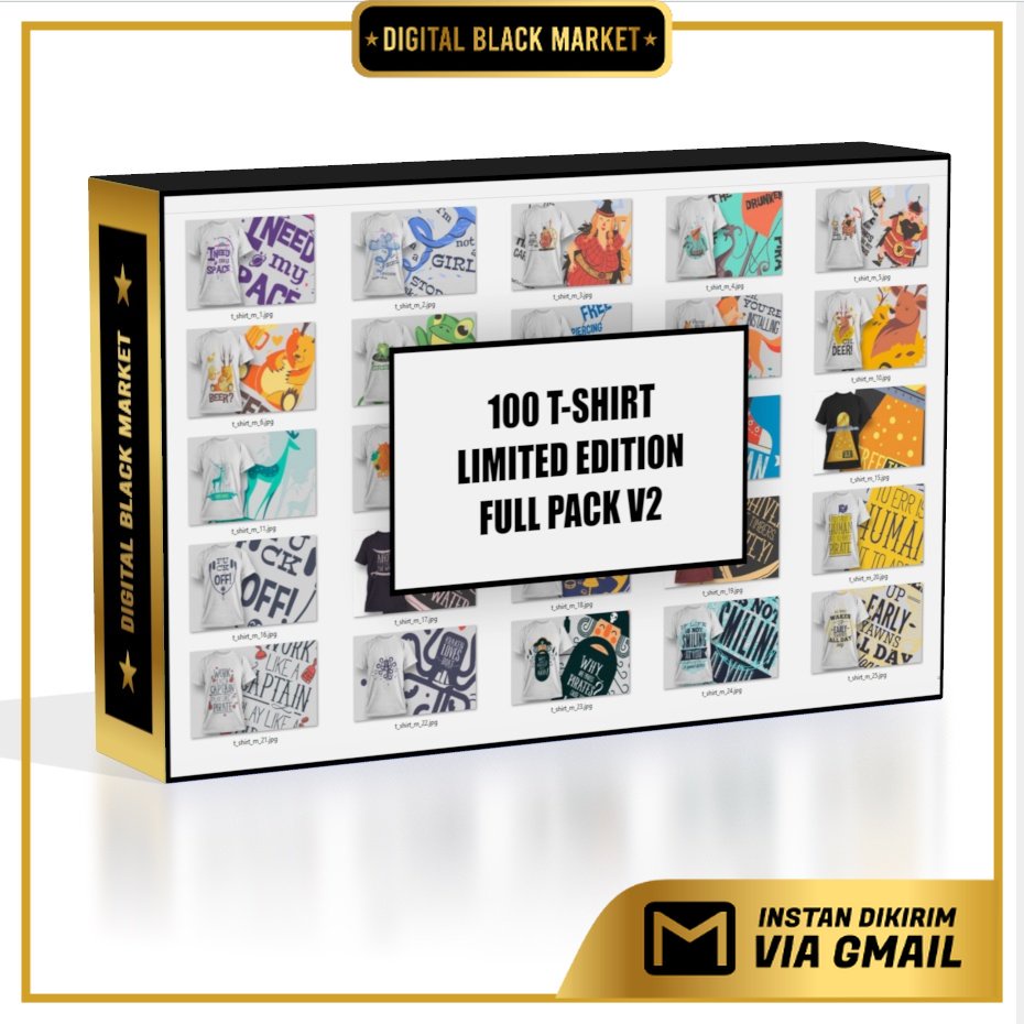 100 T-Shirt Limited Edition Full Pack V2