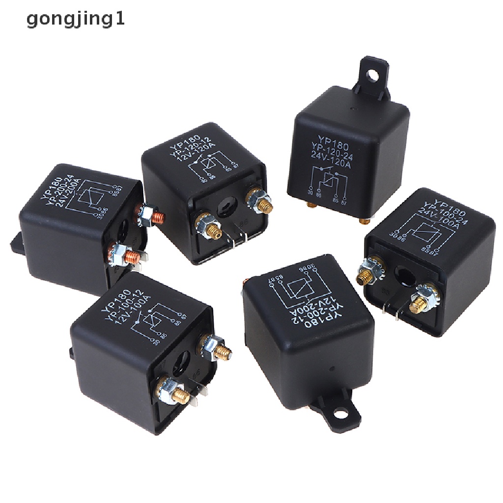 Ggg Starg Relay 200A 100A 12V/24V Power Otomotif Heavy Current Start Relay ID